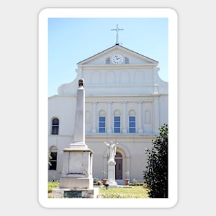 St. Louis Cathedral Back Lawn Sticker